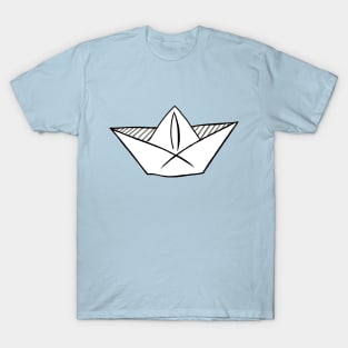 paper boat doodle T-Shirt